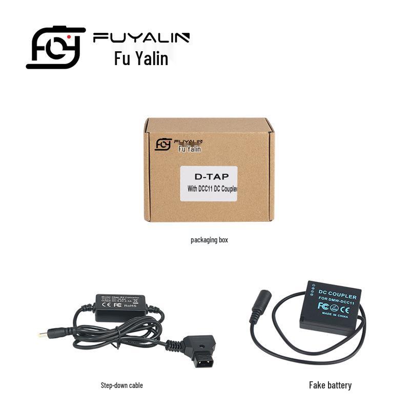 D-TAP-DCC11 Adapter for Panasonic DMC-LX100, GX7, ZS110, BLE9, BLG10 Batteries