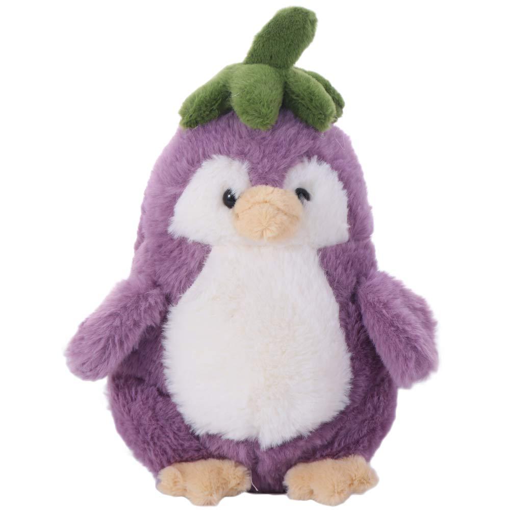 Fluffy Eggplant Penguin Stuffed Toy Soft Stuffed Soft Penguin Doll  Decorate Present