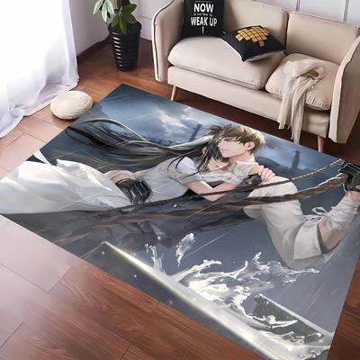 1 Stück Teppich Spiel Anime-Charaktere Druck für Zuhause Wohnzimmer Schlafzimmer Dekoration Rutschfester Teppich Bodenmatte Bequemer Teppich für Fan-Geschenk