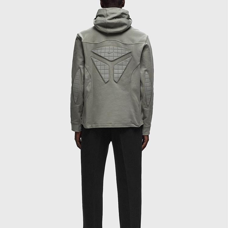 Nike ISPA Jednobarevná ležérní mikina s kapucí přes hlavu s dlouhým rukávem Unisex mikina Tmavě šedá FJ7350-053