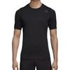 Adidas T Shirts Men's Black Crew Neck Moderate Straight Fit HC0409