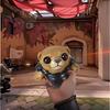 Strategic Bear Flex Puni Puni Rubber Plush Toy, Popping Eyes, 11cm Squeeze Figure, Rubber Cushion