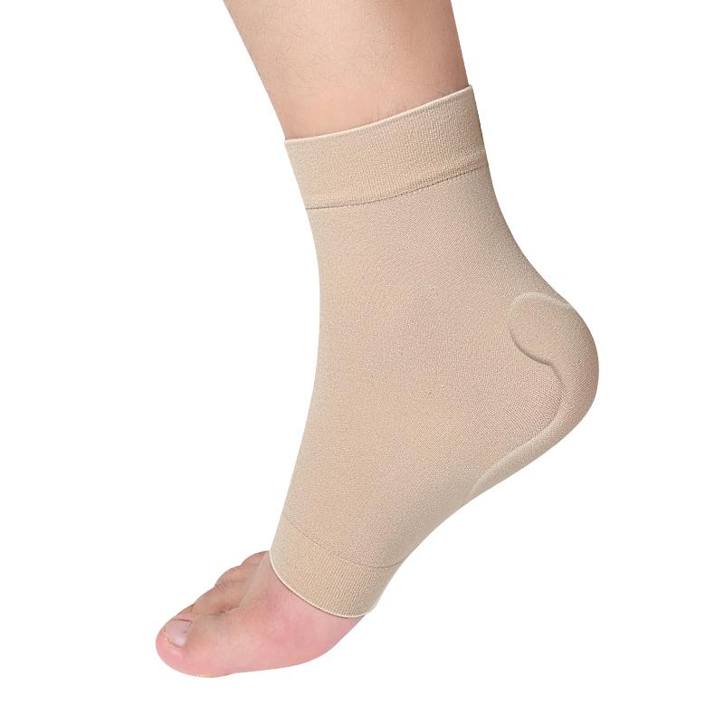 

2 шт./пара, анти-усталость, рукава для ног, эластичный гель, рукав для ног, браслет, защитное снаряжение, спортивные компрессионные носки с фиксатором лодыжки Single-sided short style