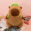 Capibara doll back turtle bag capybara doll throw pillow snot capybara plush toy