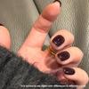 2025 Caramel Red-Brown Gel Nail Polish: Cherry Wine Shade for Autumn/Winter, Light-Cured, Skin-Brightening for Professional Nail Art