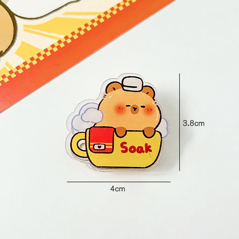 1pc Cute Flowers Multifunction Memo Clip Transparent Acrylic Kawaii Stationery Storage Clip Documents Organizer Clips