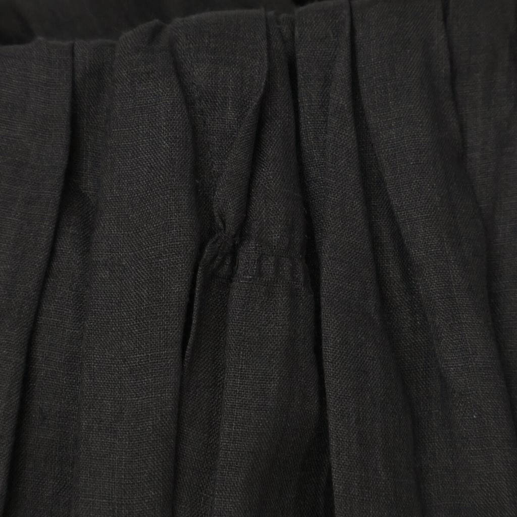 ebure Black linen flared skirt skirt 36 blackUsed