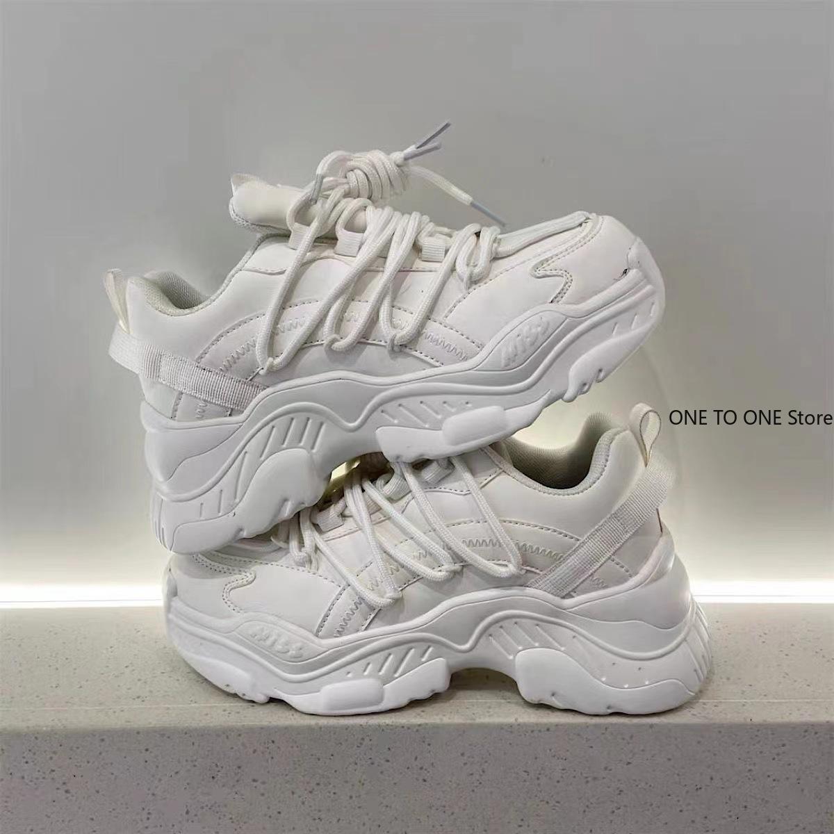 Роскошные туфли женские дизайнерские кроссовки на платформе белые черные туфли — фото 4