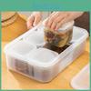 Contenedor de Almacenamiento con Rejillas para Alimentos 6 Cajas para Conservar Frescos Frutas y Verduras con Tapa para Nevera Cocina Tarro de Almacenamiento para Especias Condimentos