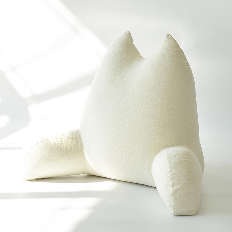 

Bedside Upholstery Pillows Large Backrests Pregnant Sofa Cushions Women s Bay Window Reading Books Neck Waist Pads белый