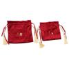Velvet Drawstring Candy Bag Non-woven Fabrics Chinese Traditional Wedding Gift Bag  Guests