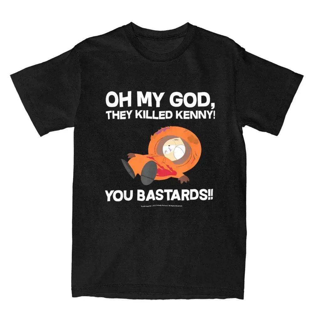 Short Sleeved Round Neck Y2k Tshirt Unisex New in Top Tees Unisexs TShirt Camisetas Southpark Oh My God They Killed Kenny 70261