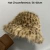 Plush Leopard Print Hat Cold Proof Warm Hat Fashion Fishman Hat  Autumn Winter