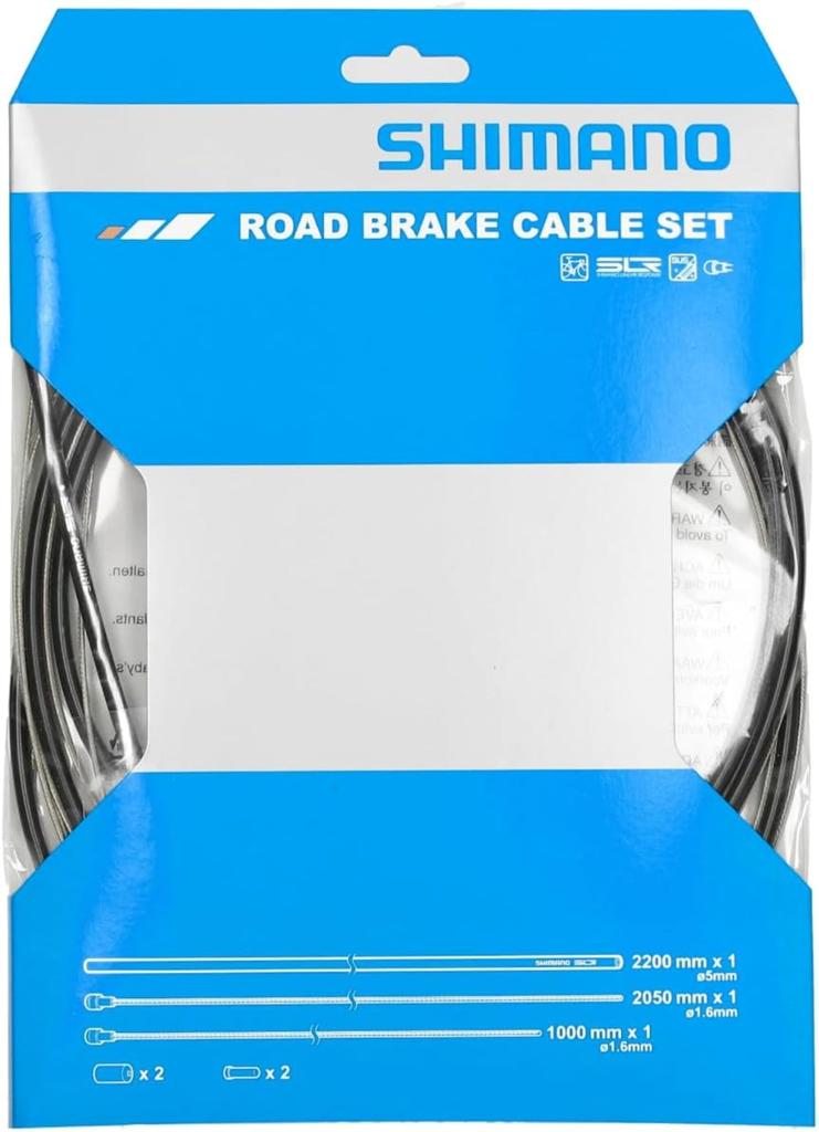 SHIMANO Repair Parts Brake Cable Set Stainless Steel ROAD Black Y80098019