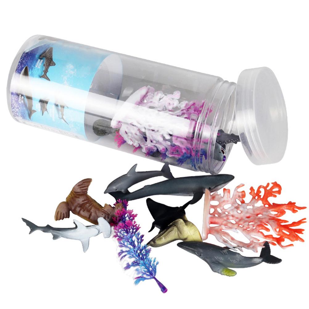 Sea Animal Toy Set for Kids 16 pcs Animal Sea Figures Ocean Toy Set for Sea Lovers Educational Toys