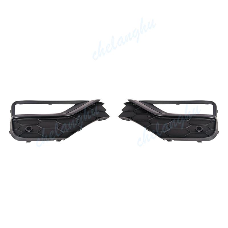 Front Bumper Fog Lamp Frame For VW Amarok 2017 Fog Light Cover Grille Black Car Accessories 2H6898489A 2H6898490A