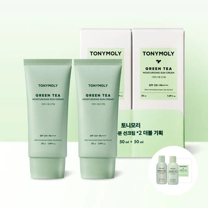 Green Tea Moisturizing Sunscreen Double Special Set (50ml/2ea)