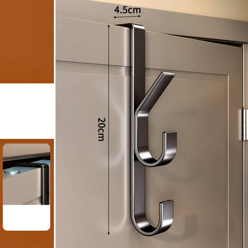 Door Back Type Door Hanging Hook Over The Door Handbag Storage Rack Quality Hat Coat Hanger  Home