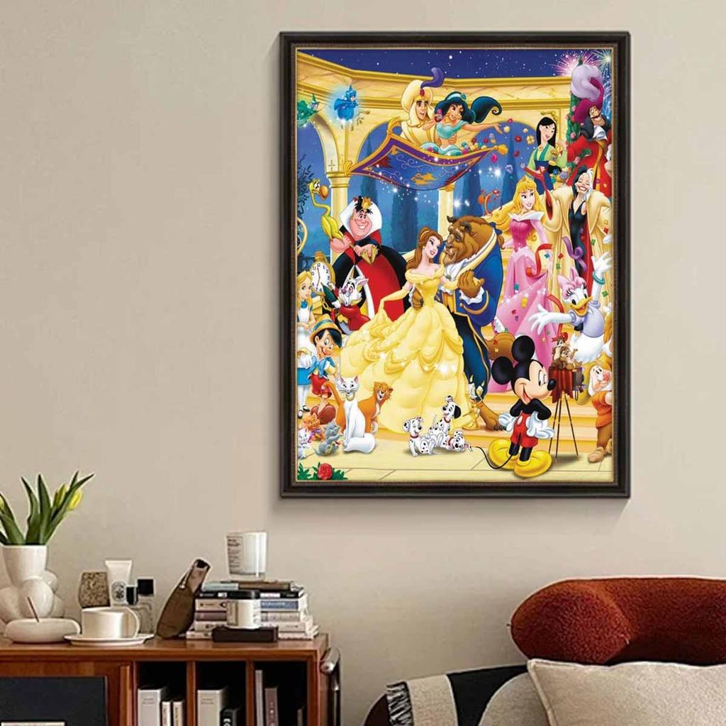 5D Diy Diamond Painting The Happy Princess Is Dancing Full Drill Rhinestones Mosaic Embroidery Handmade Products Home Decor Gift
