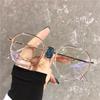 New Myopia Glasses for Women Polygon Frame Increased Vision Reading Glasses Men Anti-blue Light Transparent Computer Glasses