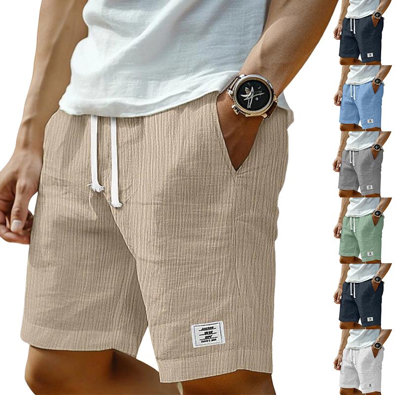 Men's Skin,friendly Breathable Drawstring Loose Jogging Casual Five Minute Shorts