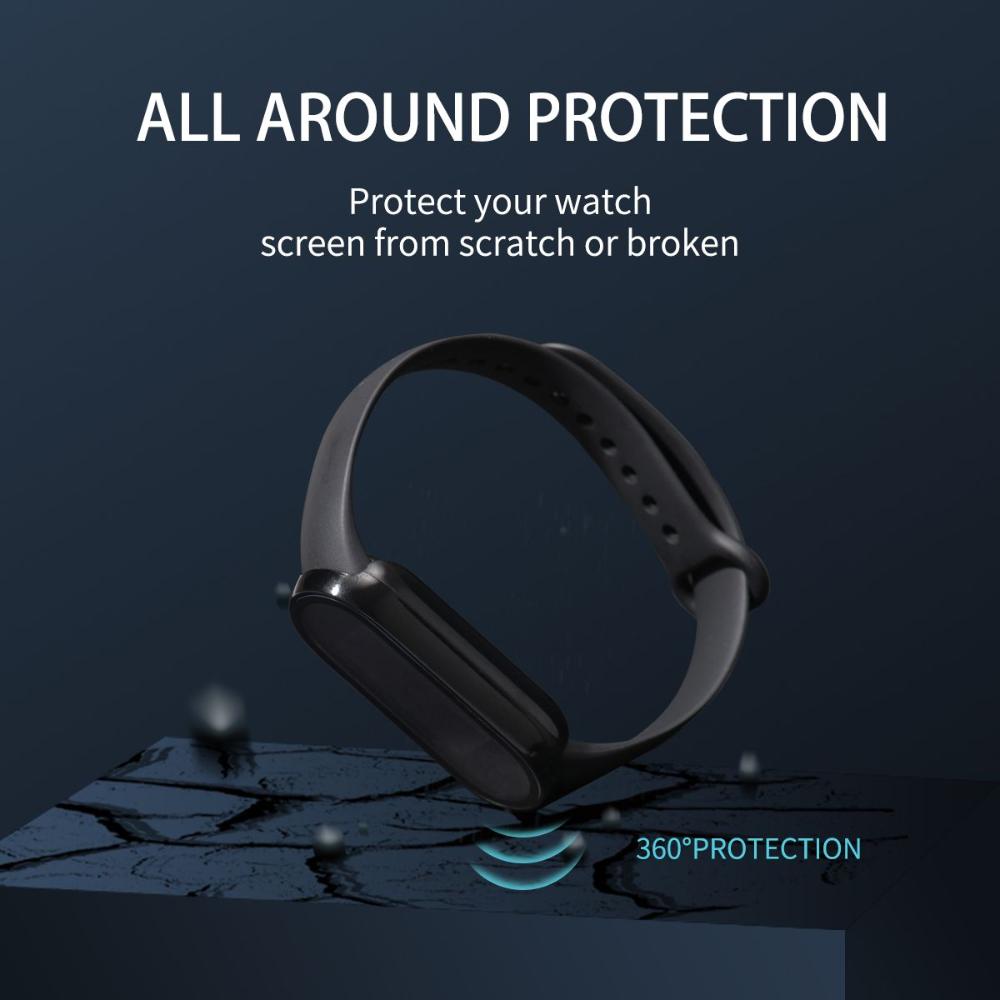 Luxury Full Protection Bumper Watch Frame PC Case Protective Cover Guard Shell