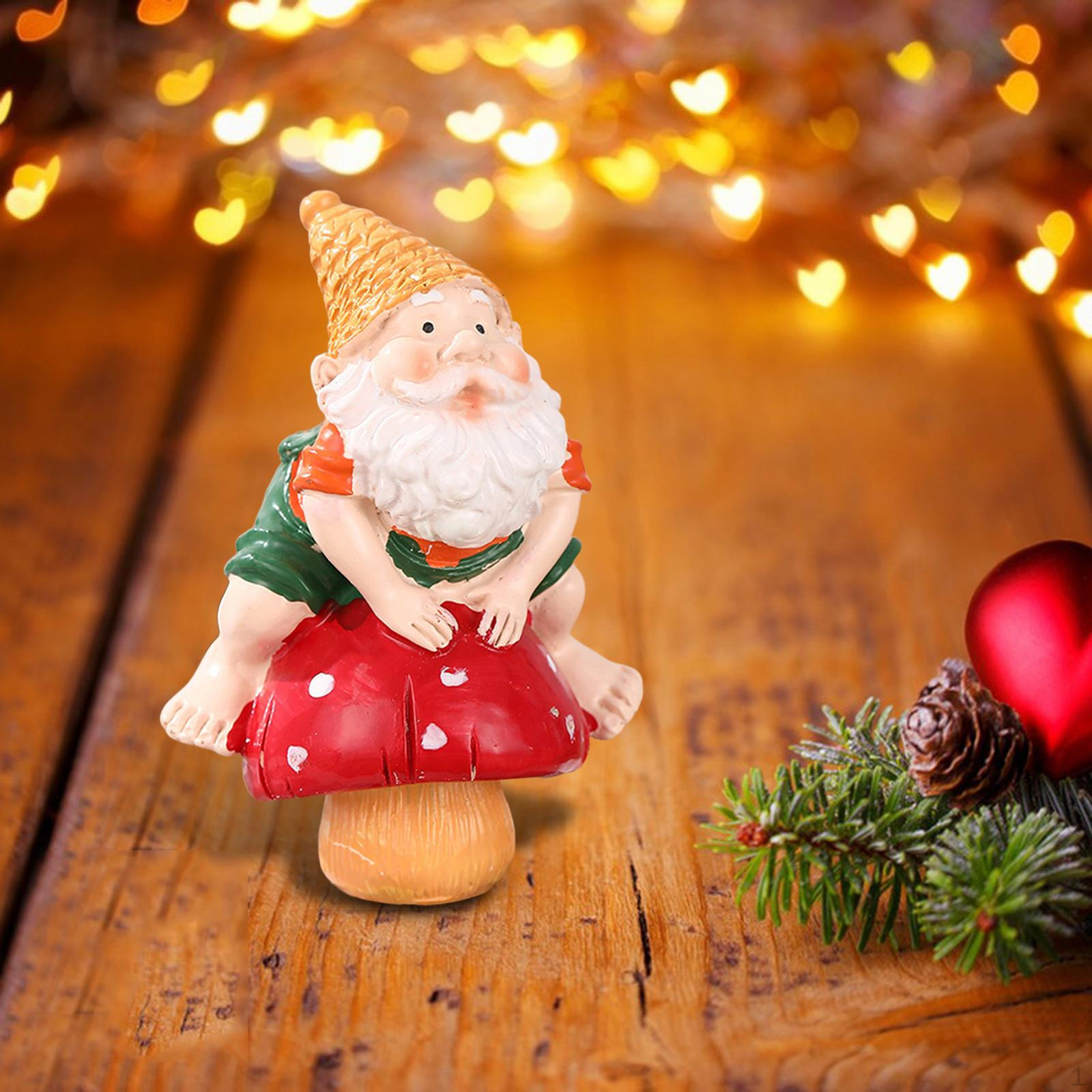 

Santa Claus Figurine,Xmas Tabletop Ornament,Santa Statue,Christmas Decoration for Cabinet