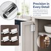 4pcs Weld Self Closing Hinge Sturdy Stainless Steel Hinge Durable Spring Door Hinge  Wardrobes