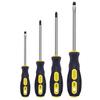 High Strength Magnetic Screwdriver Set with Phillips & Slotted Tips, Non-Slip Handle, Chrome Vanadium, Durable for Hardware Tasks