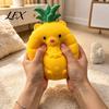 Stress Relief Toy Large Pineapple Ball, Slow Rising Fruit Squeeze for Anxiety Relief, Strawberry Banana Grape Corn Carrot Sensory Toy, Soft