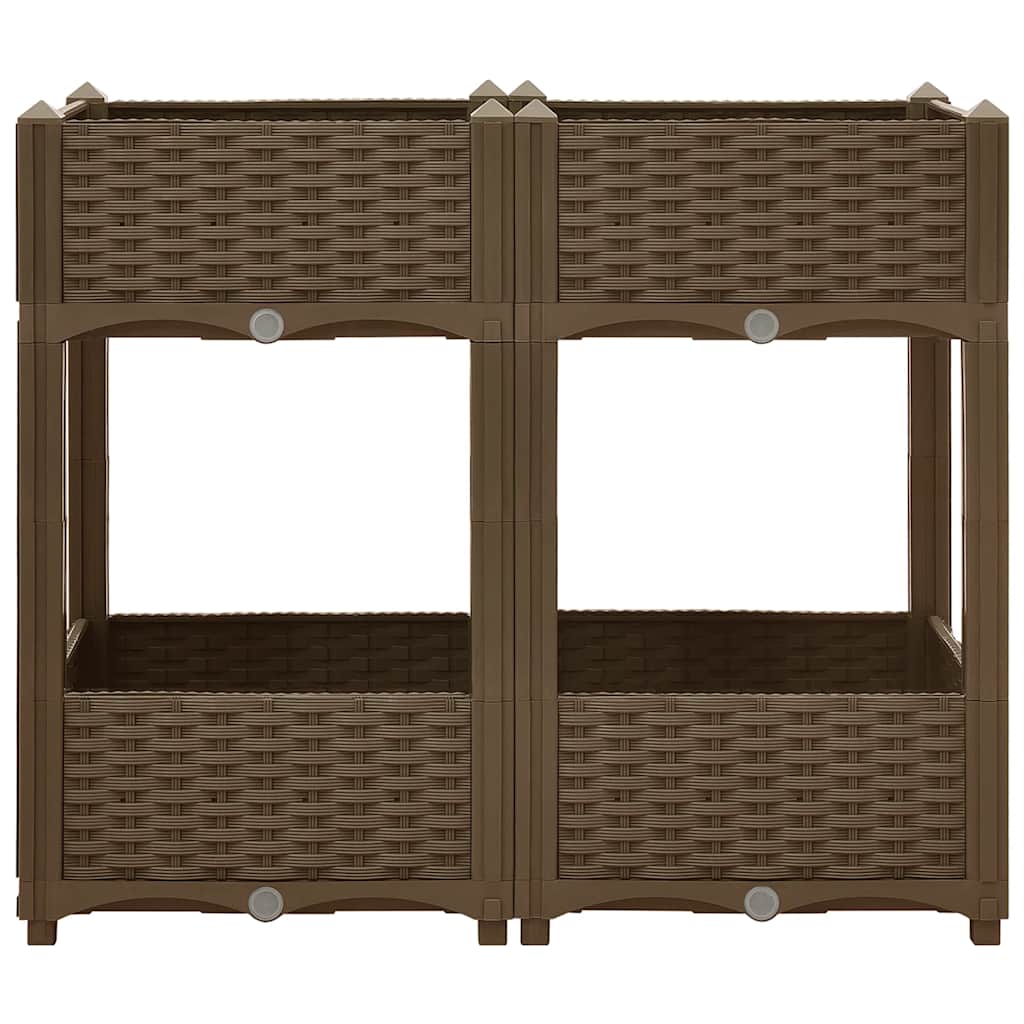 Vidaxl Donica Do Podniesionej Rabaty, 80X40X71 Cm, Polipropylen