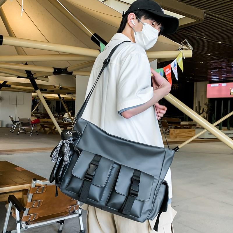 Minimalist Tactical Messenger Bag for Men Women – Water-Resistant Shoulder Bag with Multiple Pockets