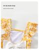2026 Summer Lemon Floral Swimsuit for Girls and Toddlers