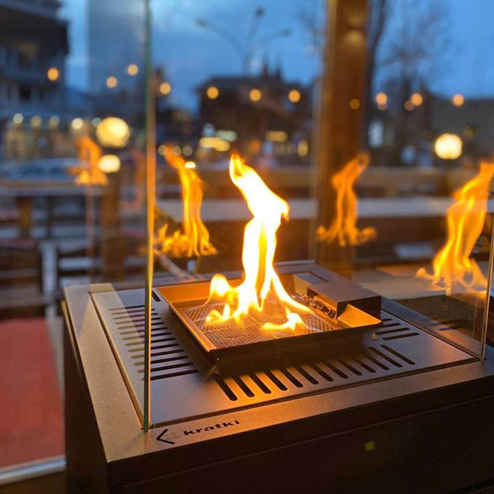 Patio Gas Heater Quartz Sinter Base Panel Fokos Sale Manual 8,2 kW