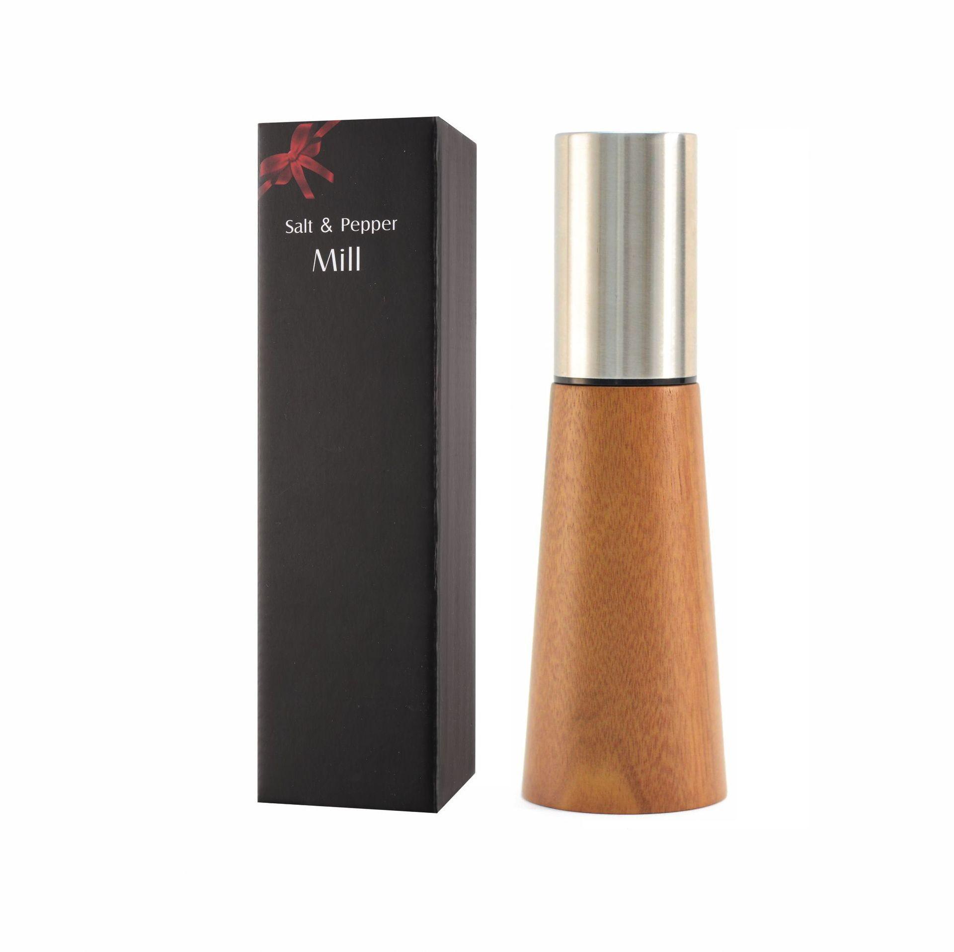 Peppercorns Grinder Sea Salt Peppercorns Grinding Bottle Manual Wooden Home Western Food Seasoning Jar Kitchen Accessories