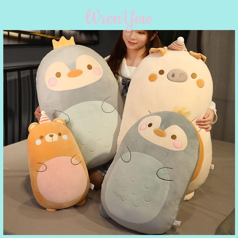 Adorable Dinosaur Plushie Bear And Penguin Plush Toy For Girls Soft And Safe Comfort