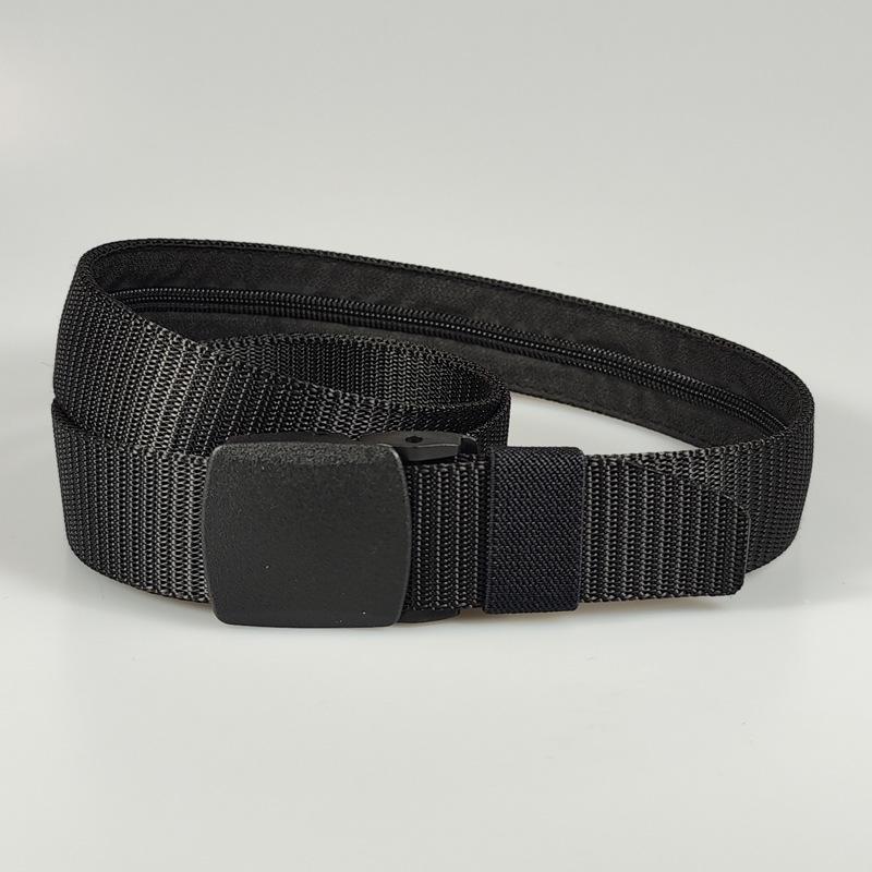 Women's Anti-Theft Tactical Nylon Waist Belt - Outdoor Safety and Money-Hiding Function.