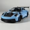 1:24 Porsche 911 GT3 RS 992 Generation GT Sports Car Alloy Metal Diecast Model Car Sound & Light Pull Back Toy Collectibles Gift