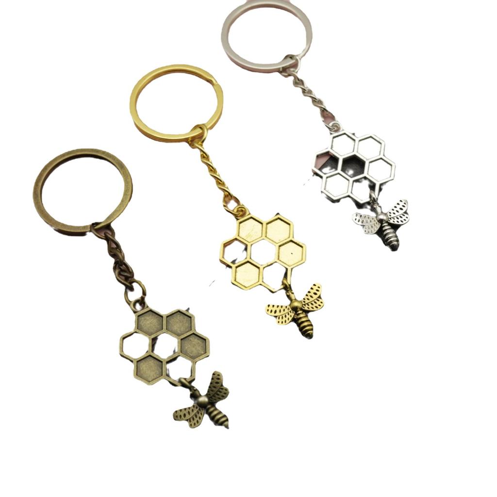 Hot Selling Jewelry, Minimalist Bee Hive Keychain Pendant