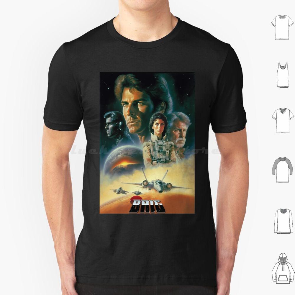 BaigNoors Theme80s SciFi Retro Movie Artwork 7 13 Synthwave Retrowave Scifi 80s T Shirt 6xl Cotton Cool Tee S