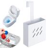 Toilet Cleaning Tablet Holder Stainless Steel Toilet Cleaner Box with Adjustable Hook Universal Tablet Holder for Toilet Tank