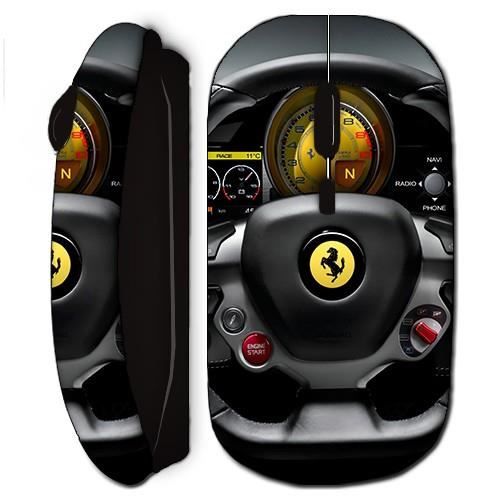 Mouse volante wireless Ferrari nero
