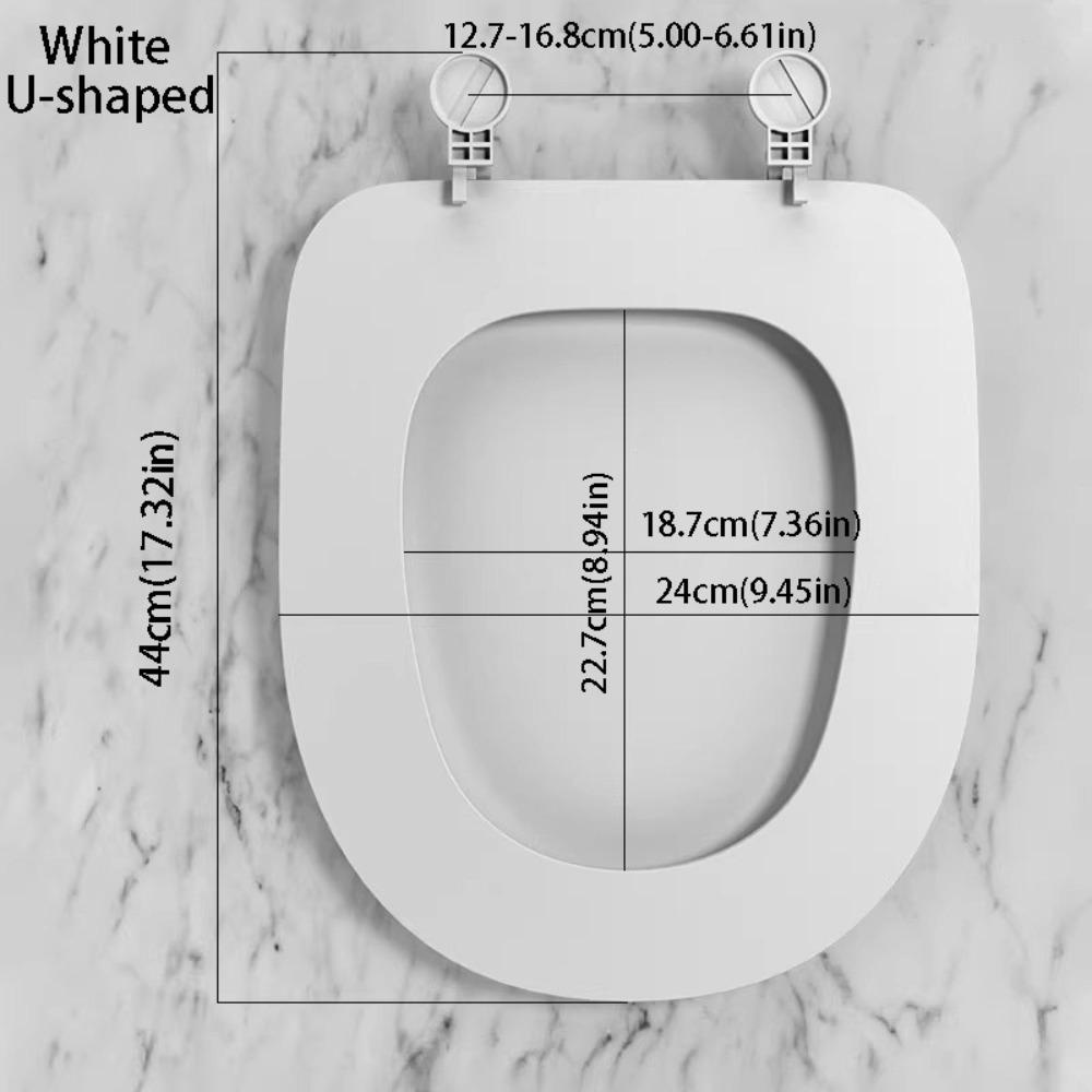 

Thickened Waterproof Toilet Seat Cover Soft Toilet Seat Pad Pad Cushion Closestool Mat Bathroom White U-shaped