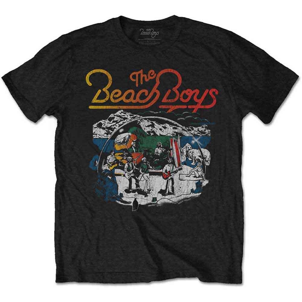 The Beach Boys Live Drawing T-Shirt Black New Unisex T-Shirt S