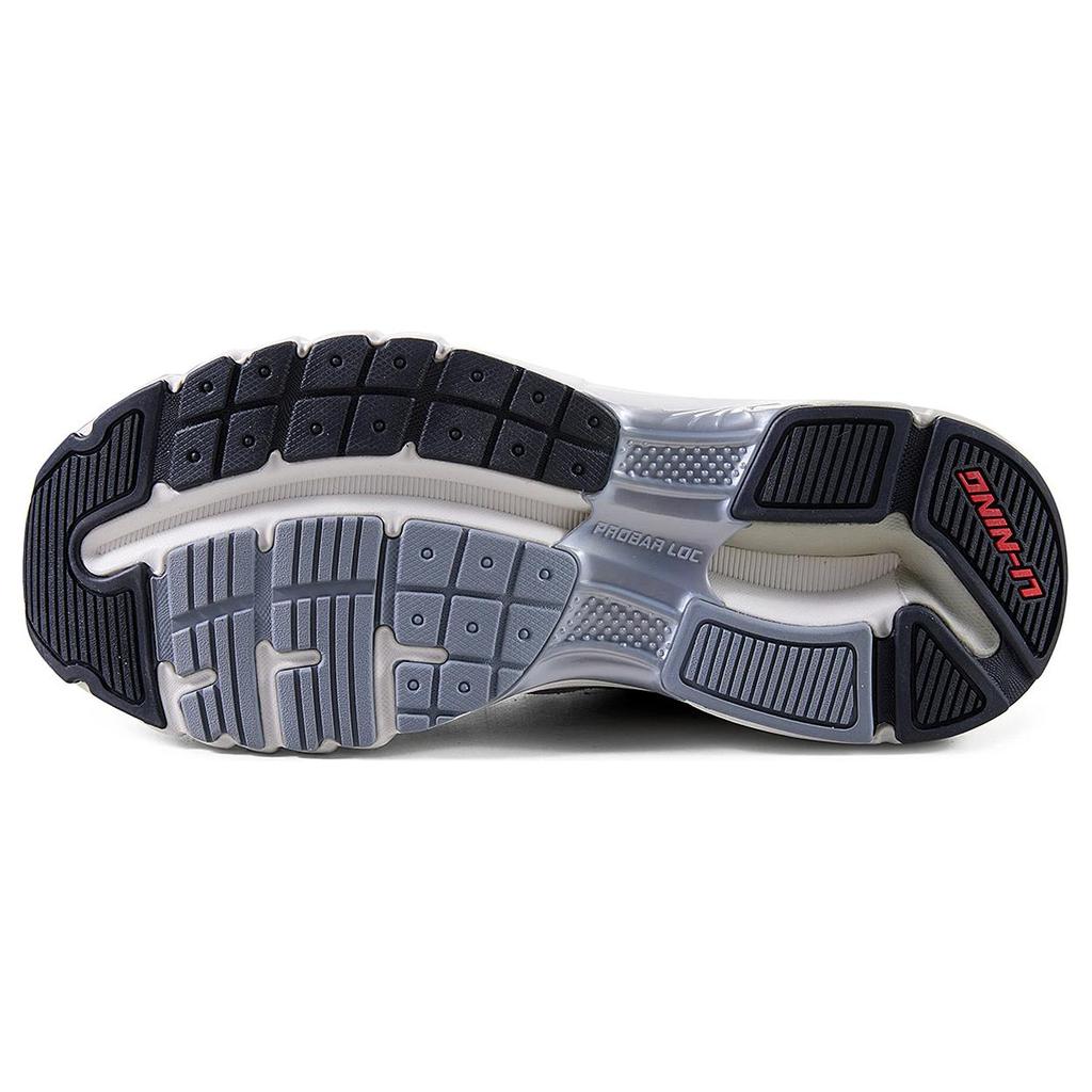 New LiNing Furious Rider Runner Wear Resistant Slip Resistant Cushioning Low Top Casual Shoes Women's Gray AZGT012-1