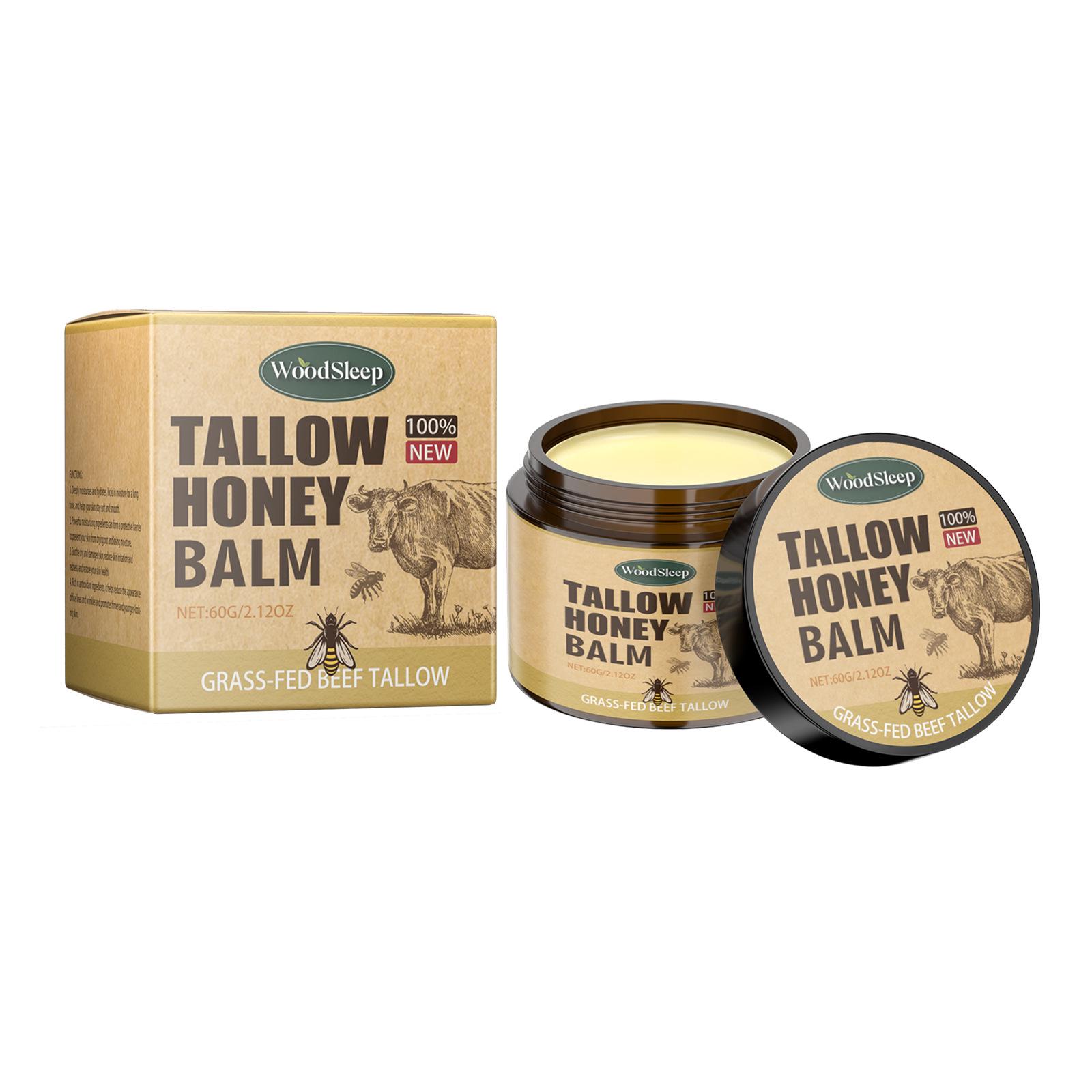 

WOODSLEEP Honey & Beef Fat Facial Moisturizing Cream - Hydrating, Nourishing, Gentle Skin Care Cream