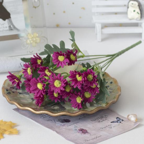 Imitation Chamomile Realistic Easy Care Fresh-keeping Creative Table Centerpiece Artificial Chamomile for Living Room