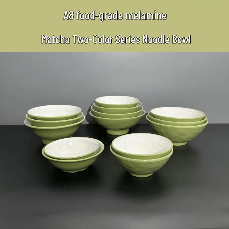 Melamine Two-Tone Soup Noodle Bowl
