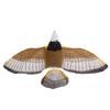 Interactive Cat Toy Lifelike Eagle Shape Sound Light Automatic Bird Kitten Toy for Door Wall