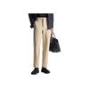 Anta Comfortable Simple Zipper Fleece Casual Pants Men Bottoms Mica-Beige 952447504-3